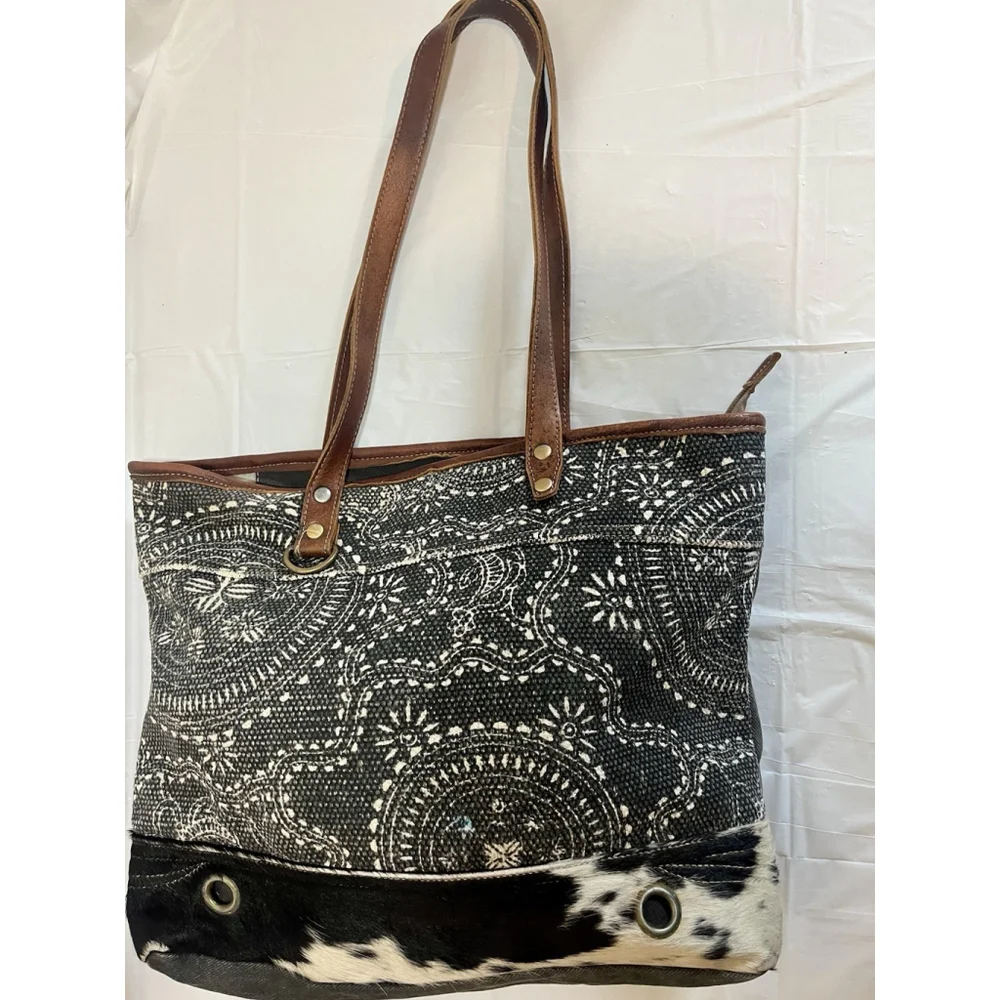 Myra Blue Eternity Tote Bag